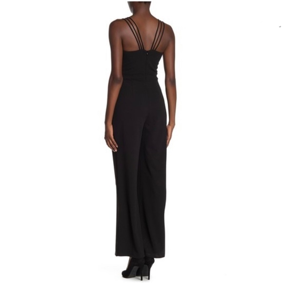 Bebe Strappy Mesh Jumpsuit - Picture 4 of 5